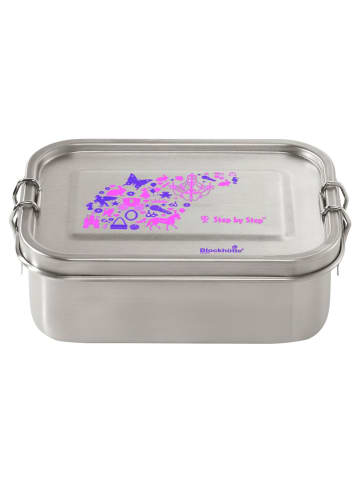 Step by Step Edelstahl Lunchbox 18 cm in purple & rose