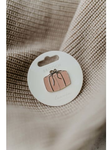 leevje Brosche present' in multicolored