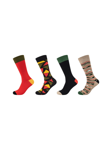 Fun Socks Socken 4er Pack graphics in lamb's wool