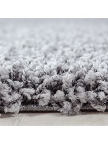 Teppich Boss Hochflor Teppich Lux Hellgrau
