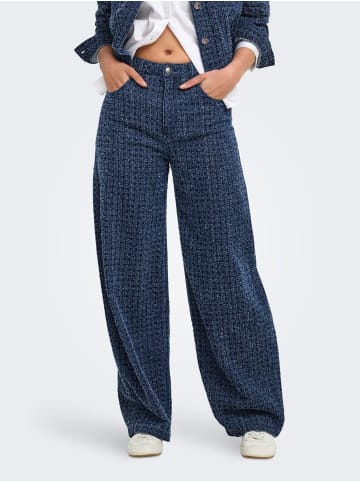 ONLY Barrel-Fit-Jeans in Medium Blue Denim