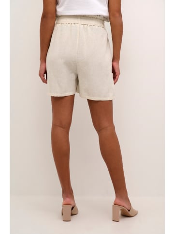 Kaffe Shorts KAkaroline Casual fit in Light Sand Linen