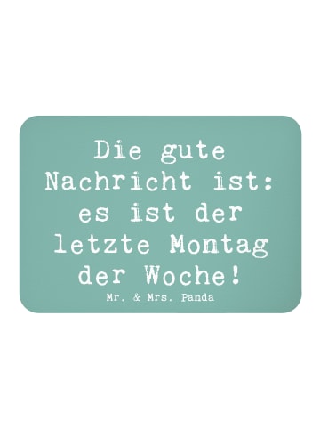 Mr. & Mrs. Panda magnet Spruch Hoffnung Montag mit Spruch in Meeresbrise