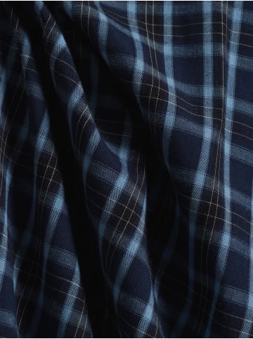 Mc Earl Pyjamashirt in marine hellblau - 0001