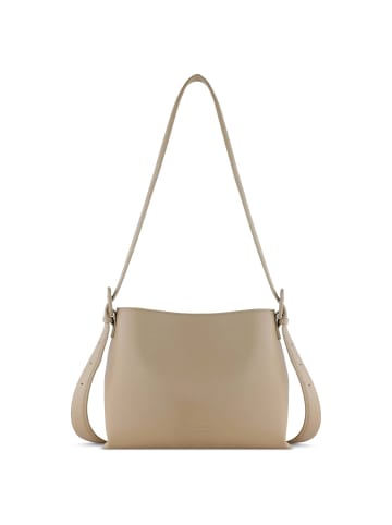 Bugatti Luna - Schultertasche 30 cm (schwarz) in beige