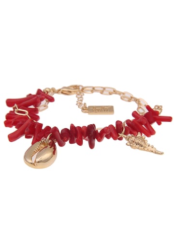 Leslii Armband in gold-rot