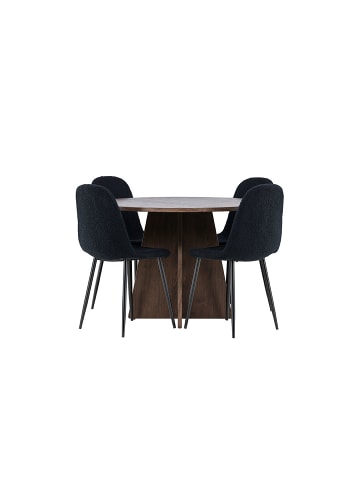 ebuy24 Essgruppe Bootcut (5-teilig) Mocca 110 x 110 cm