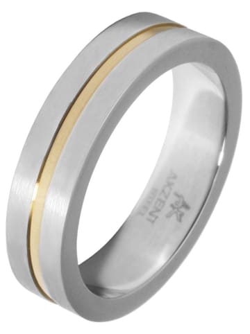Adeliás Damen Ring aus Edelstahl in silber
