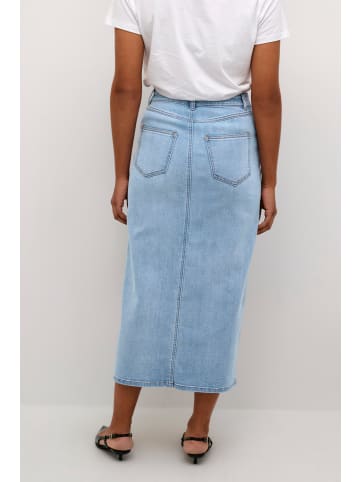 Kaffe Rock KAsinem A-shape in Light Blue Washed Denim