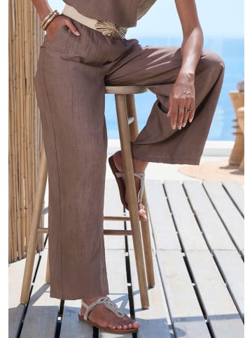 LASCANA Schlupfhose in braun
