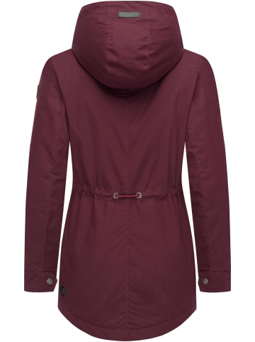 ragwear Winterjacke Monadis Black Label in Wine Red22