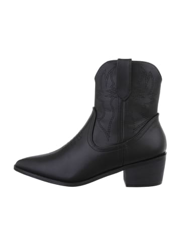 Ital-Design Stiefelette in Schwarz