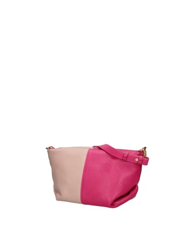 ROBERTA ROSSI Schultertasche in FUCHSIA AND ANTIQUE PINK