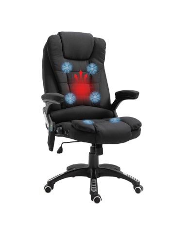 Vinsetto Massagestuhl-67B x 74T x 107-116H cm-Schwarz