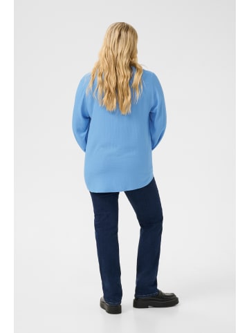 KAFFE curve Langarm-Bluse KCmolly in Ebb and Flow