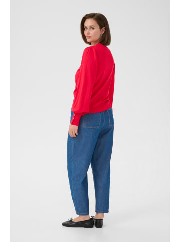Kaffe Strickpullover KAlizza Regular fit in True Red