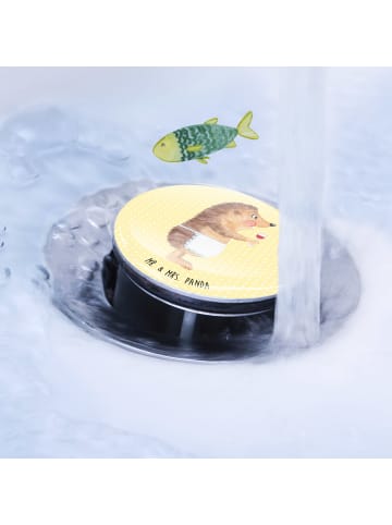 Mr. & Mrs. Panda Stöpsel Igel Wein ohne Spruch in Gelb Pastell