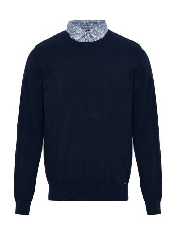 Threadbare Strickpullover Gibbs in Navy