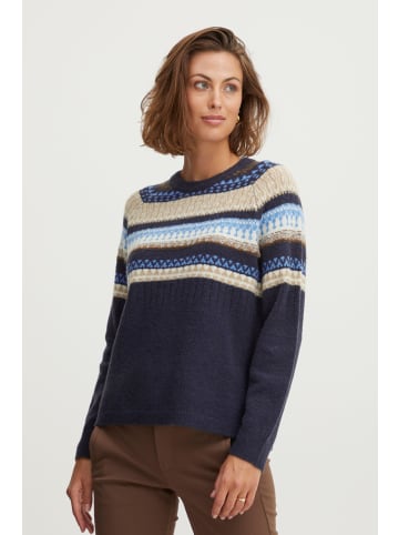 Fransa Strickpullover FRISABELLA PU 1 20611200  Modischer Strickpullover in Blau