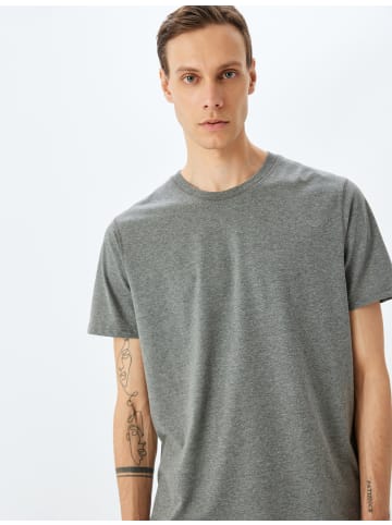 KOTON TSHIRT SS BSC in Anthrazit