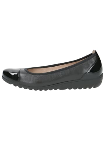 Caprice Ballerina in BLACK NAPPA CO