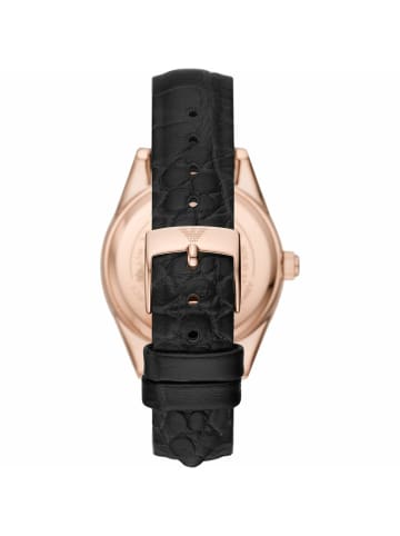 Armani Analoguhr für Damen in Schwarz