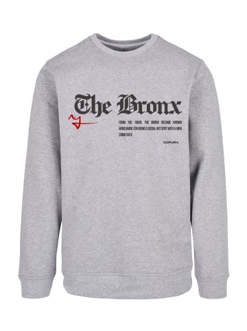 F4NT4STIC Sweatshirt The Bronx CREW in grau meliert