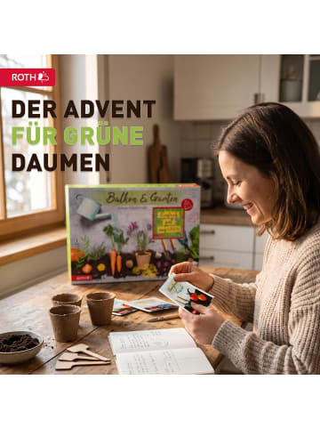 ROTH Balkon und Garten-Adventskalender in Grün