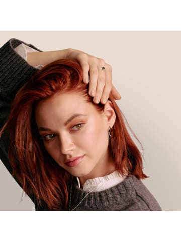 Thomas Sabo Creolen True Romance Mit Anhänger Zirkonia in silber, schwarz, weiß