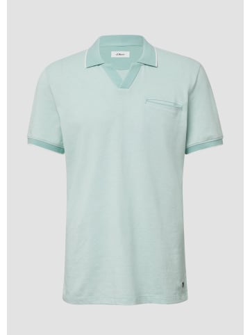 s.Oliver Polo-Shirt in 60W2_helles türkis