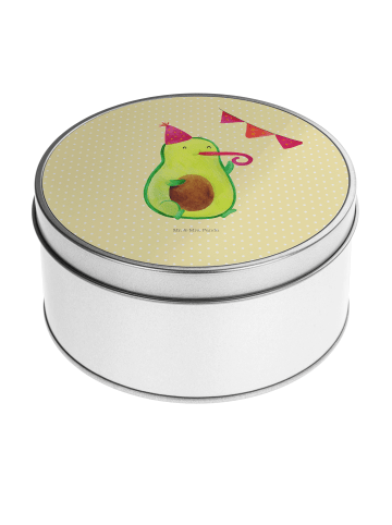 Mr. & Mrs. Panda Aufbewahrungsbox Avocado Party ohne Spruch in Gelb Pastell