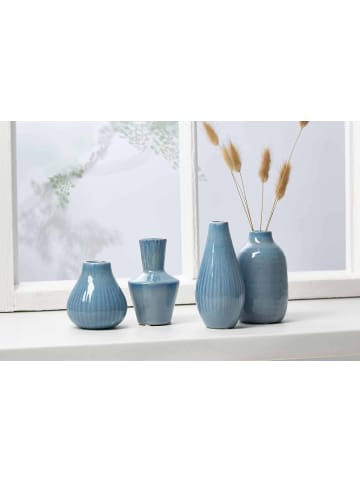 Ritzenhoff & Breker 8er Set Vasen Granna in Blau 14,5 cm in blau