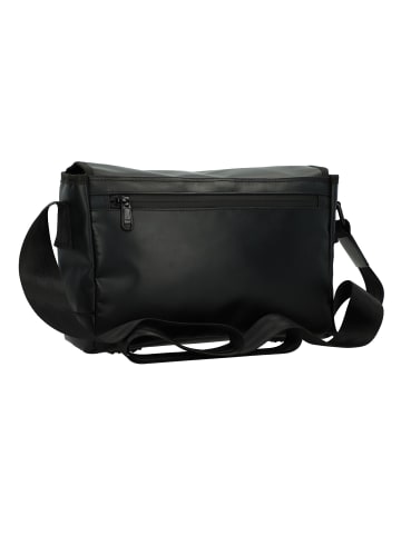 Greenburry Upcycled Tarpaulin Umhängetasche 27 cm in black