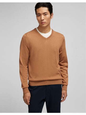 HECHTER PARIS Strickpullover in camel