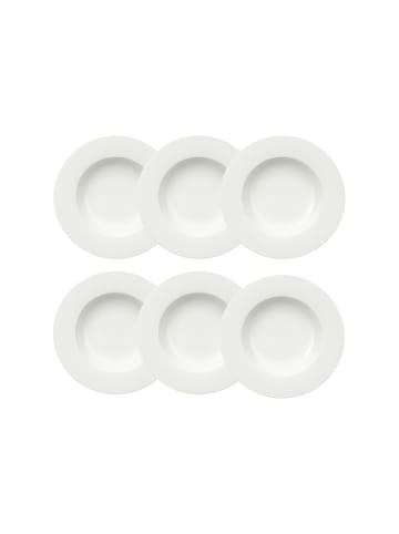 Villeroy & Boch Suppenteller Set 6tlg. Royal in weiß