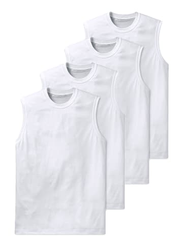 Schiesser Unterhemd / Tanktop Essentials in Weiß