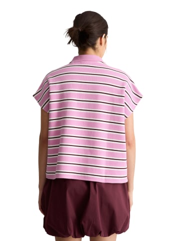 Marc O'Polo DENIM Gestreiftes Poloshirt wide in Light Pink