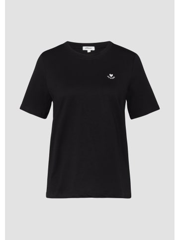s.Oliver T-Shirt in 99D0_schwarz