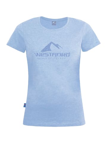 Westfjord T-Shirt "Hekla" in Zen Blau