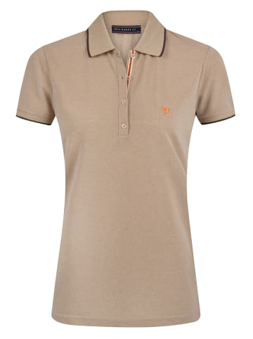 Felix Hardy Poloshirt Kurzarm in Beige