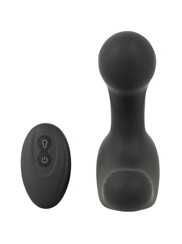 Rebel Analplug RC B-Plug with 3 functions in schwarz
