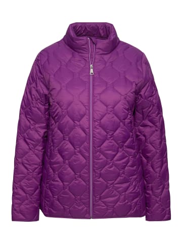 Ulla Popken Steppjacke in dunkles violett