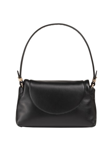 DuDu Melville Schultertasche Leder 29 cm in black