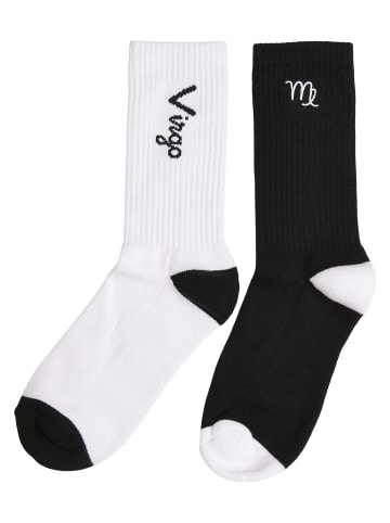 Mister Tee Basic Socks in black/white virgo