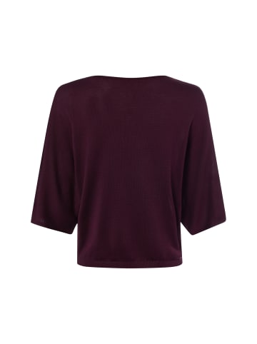 Zero Pullover in aubergine - 0001