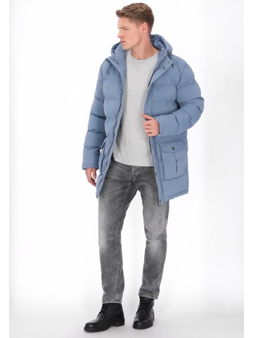 DreiMaster Men Coat in denim blue