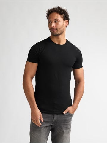 Petrol Industries 2er-Pack Basic T-Shirt Rundhals Pioneer in Schwarz