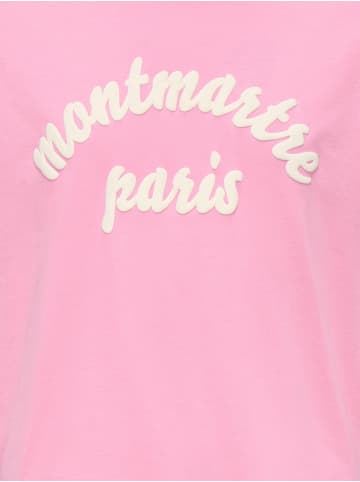 KIDS ONLY T-Shirt KOGMOLLIE LIFE S/S BOXY PRINTED TOP JRS in sea pink