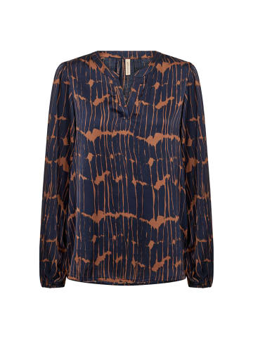 soyaconcept Bluse SC-Arlette in marine camel