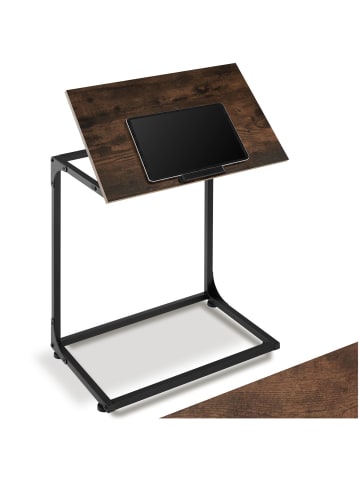 tectake Couchtisch mit neigbarer Platte Ruston 55x35x66,5cm